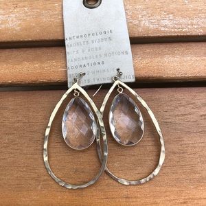 Anthropologie teardrop earrings